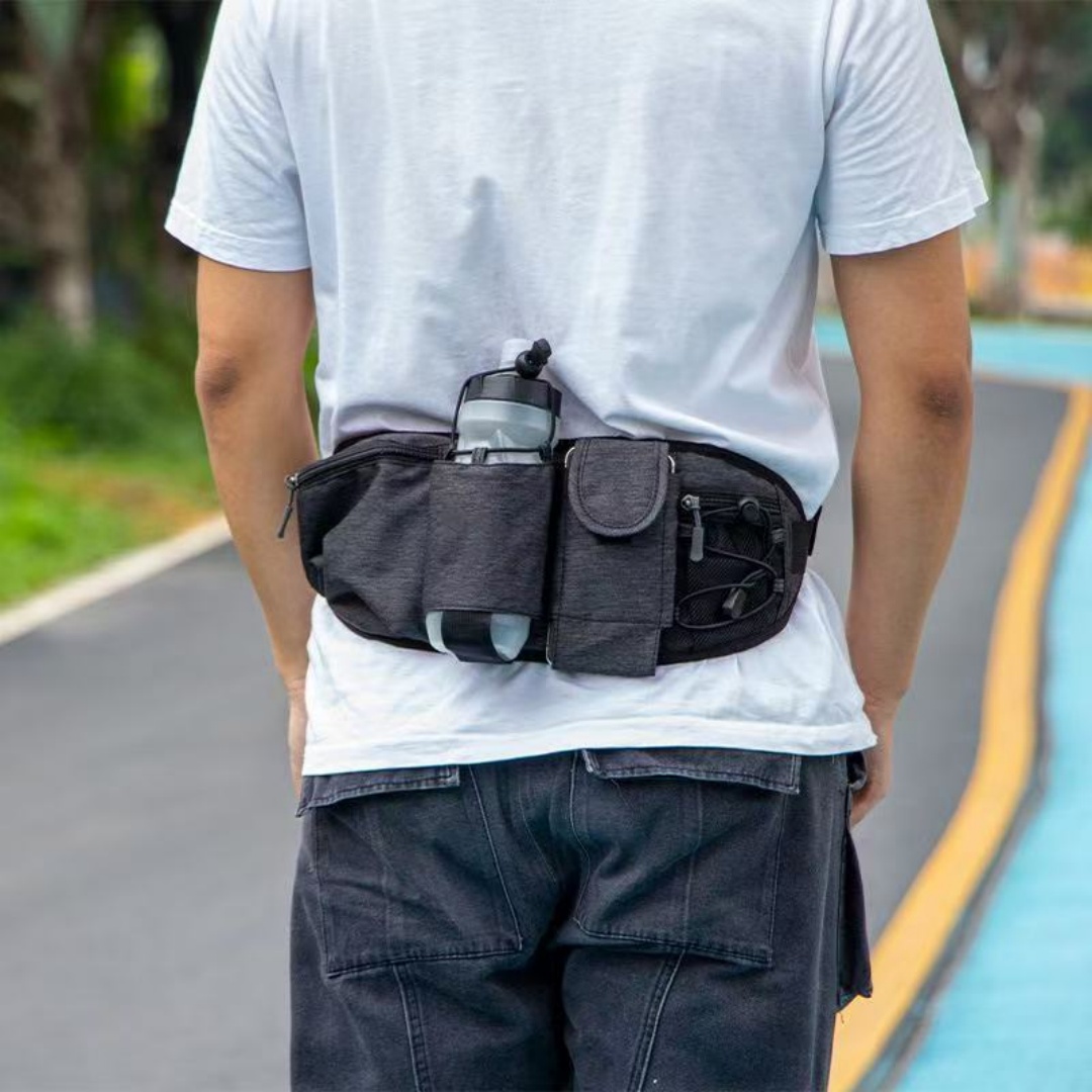 Hydration Pack Outdoor - حقيبة خصر لزجاجة الماء، حقيبة خصر