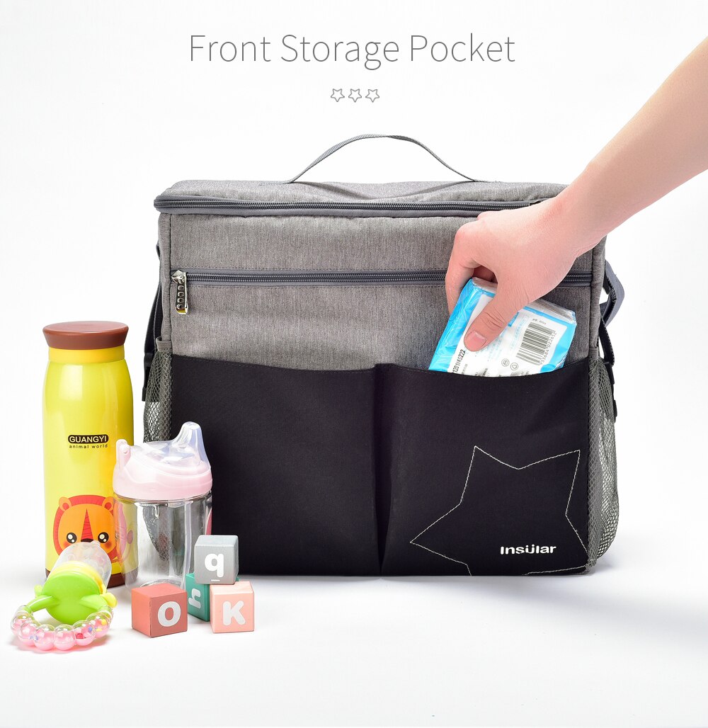 معزول سعة كبيرة حفاضات الطفل ح - مراجعة Backpack Diaper Bag وسعره