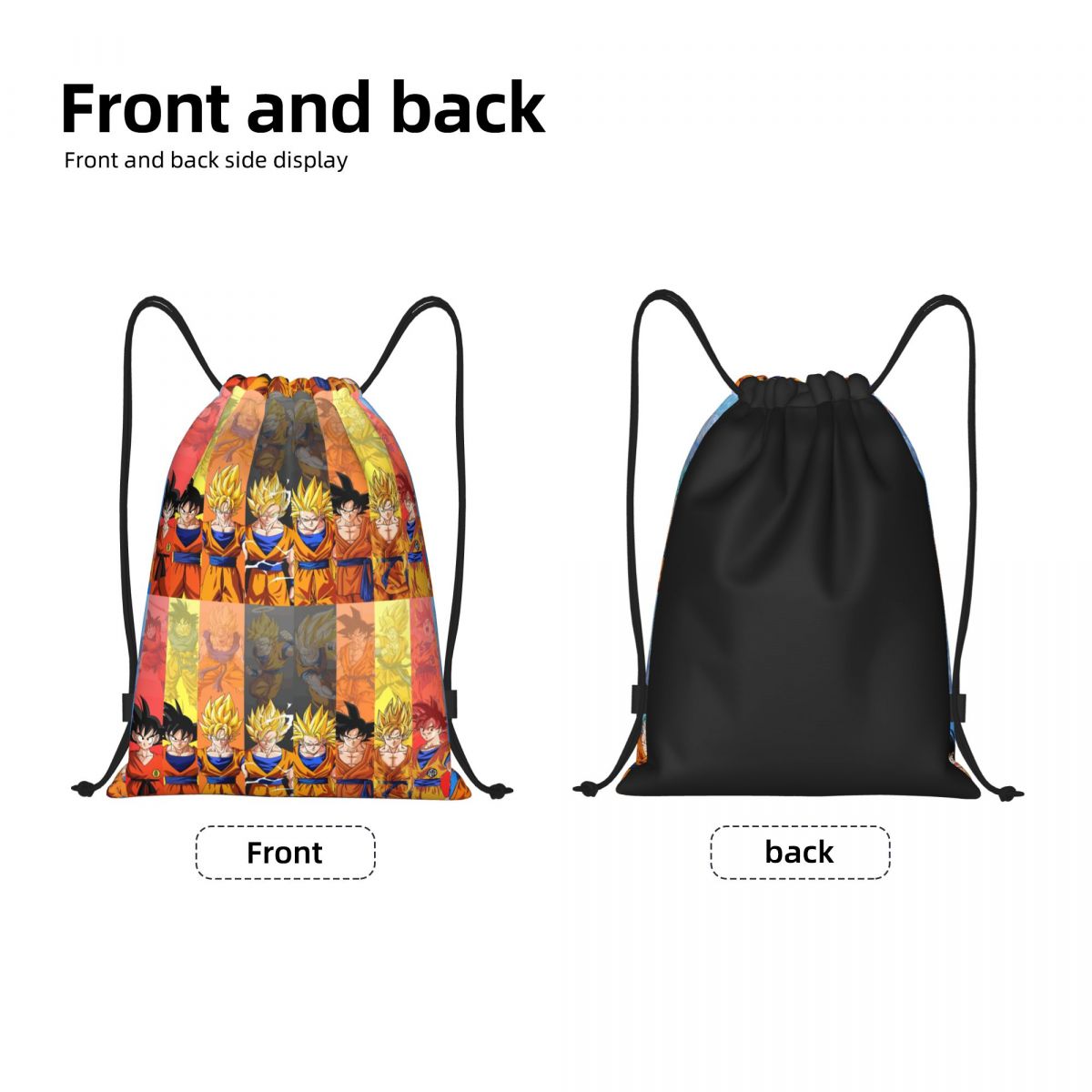 حقائب ظهر مخصصة بتصميم DBZ G-G - مراجعة Drawstring Gym Bag وسعره