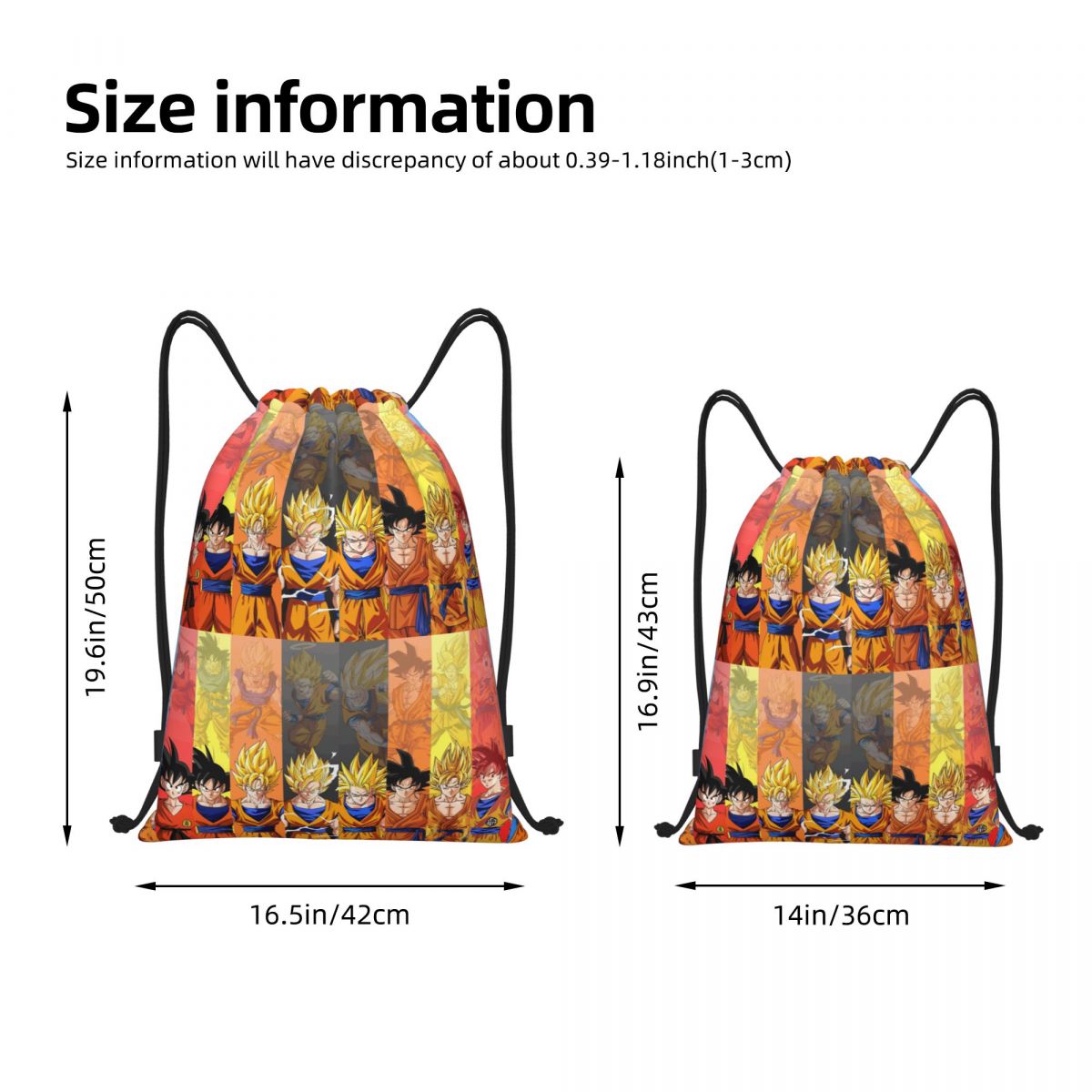 حقائب ظهر مخصصة بتصميم DBZ G-G - مراجعة Drawstring Gym Bag وسعره