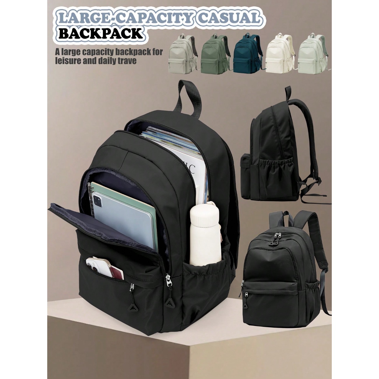 حقيبة ظهر لطلاب المدارس المتوس - مراجعة Laptop Backpack 15.6 وسعره