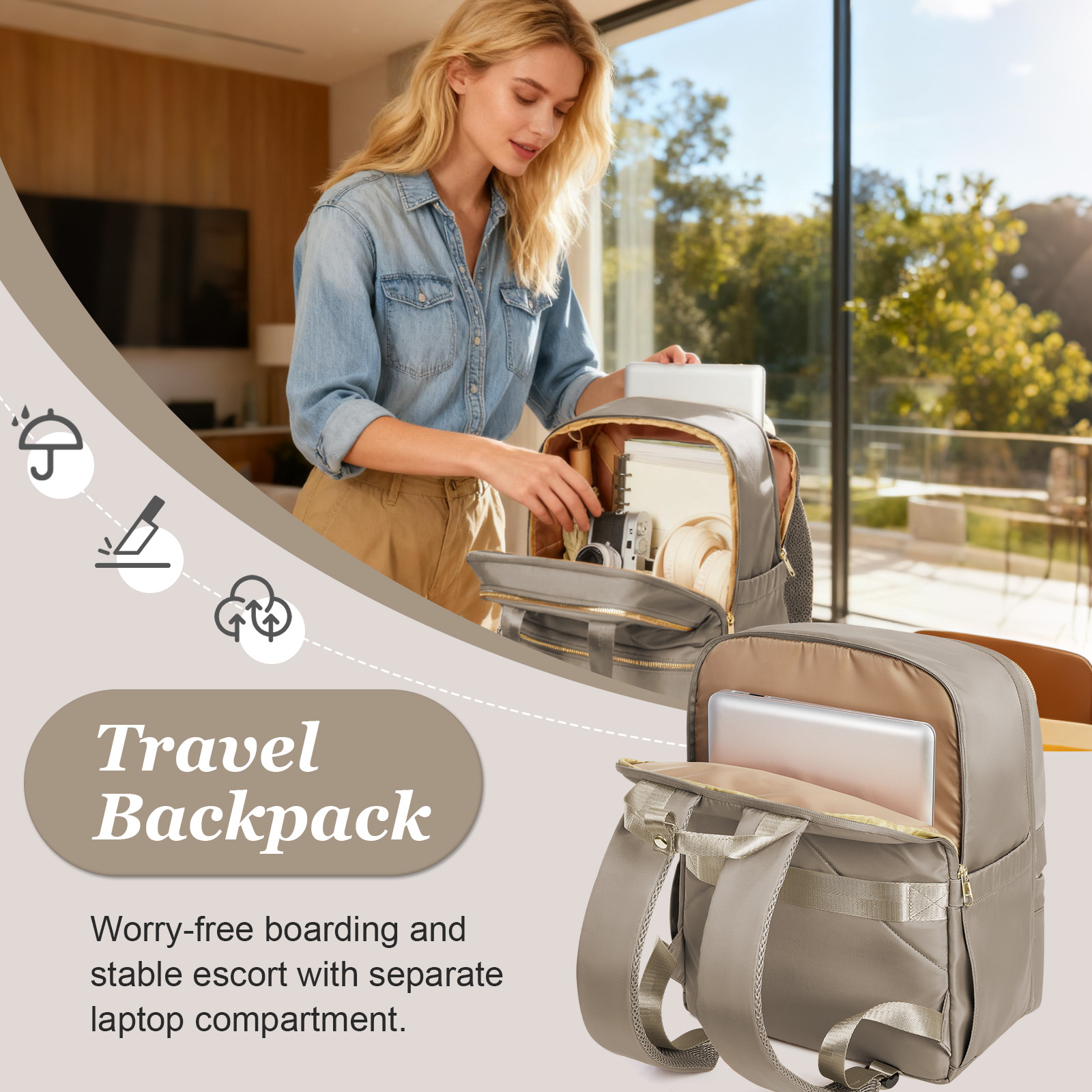 Ryanair 40x30x20 حقيبة السفر ل - مراجعة Canvas Backpack Casual وسعره