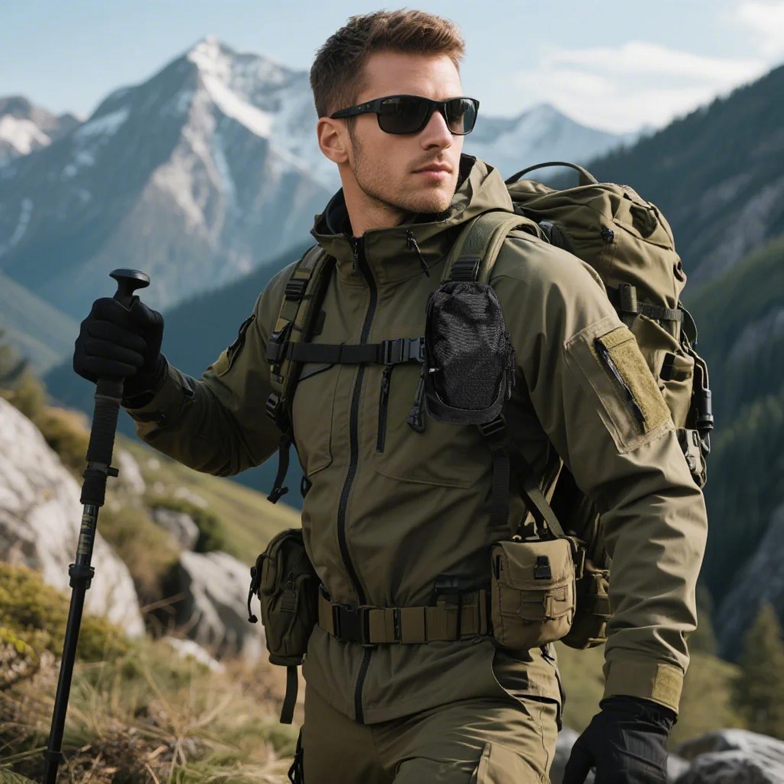 حامل هاتف خفيف الوزن ومقاوم لل - مراجعة Hiking Backpack Waterproof وسعره