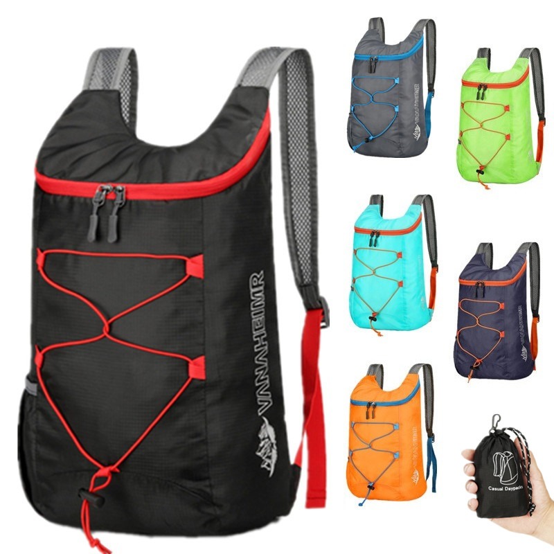حقيبة ظهر قابلة للطي متعددة ال - مراجعة Hiking Backpack Waterproof وسعره