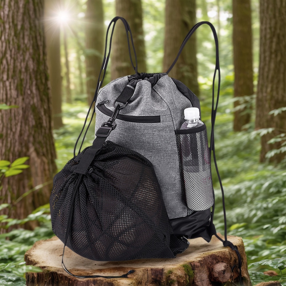 حقيبة ظهر لكرة السلة برباط قاب - مراجعة Drawstring Gym Bag وسعره
