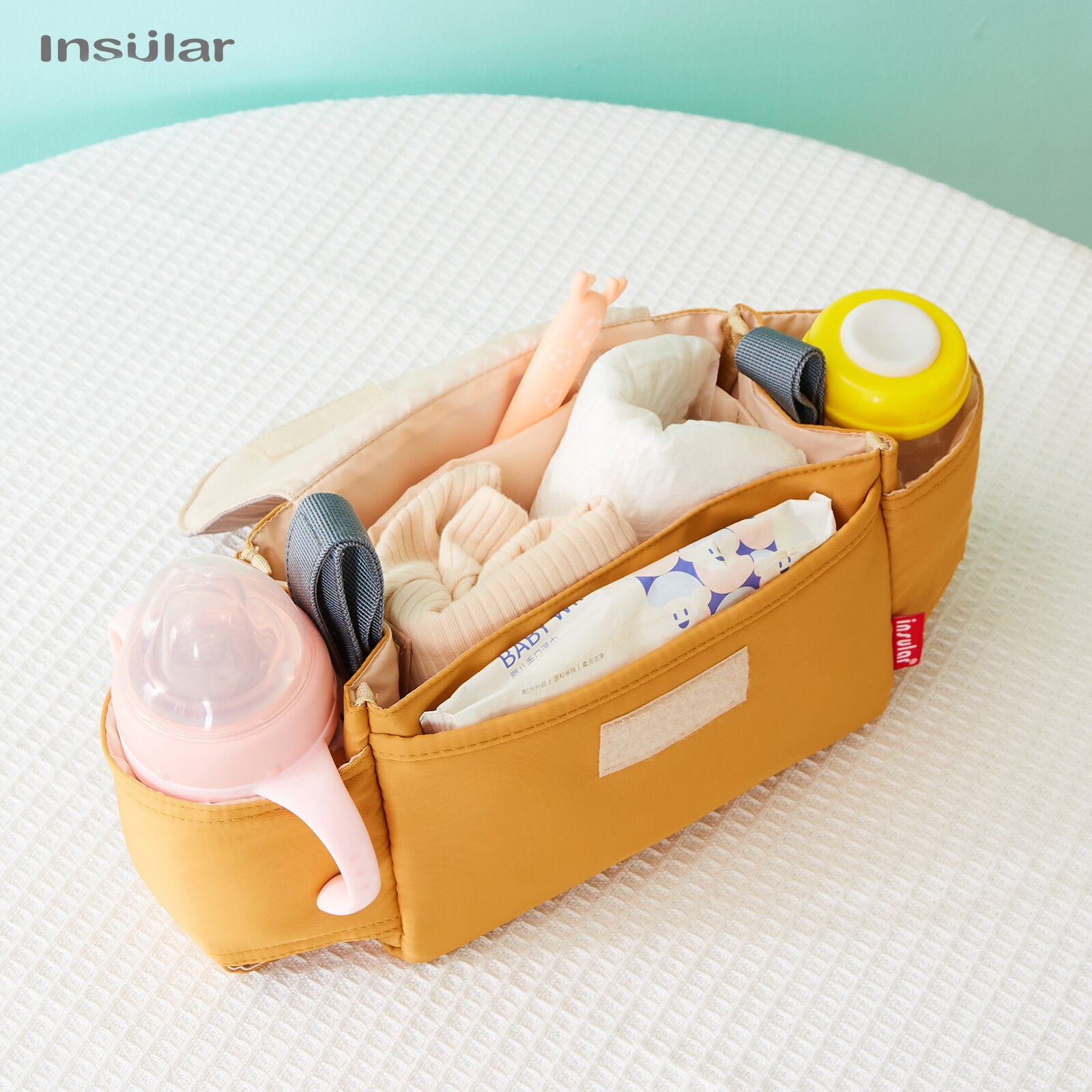 منظم عربة الأطفال من إنسولار،  - مراجعة Backpack Diaper Bag وسعره